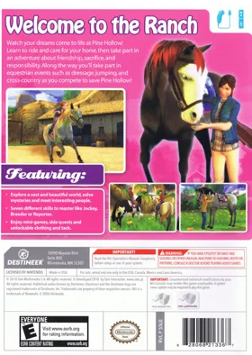 I Love Horses - Riders Paradise box cover back